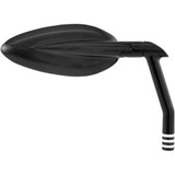 PERFORMANCE MACHINE (PM) 00642026BM Performance Machine (Pm) Mirror - Vision - Blade - Side View - Teardrop - Black/Contrast Cut - Left/Right 0064-2026-Bm