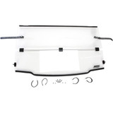 Moose Utility Full Folding Windshield - Polished Lema100-0026