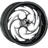 RC COMPONENTS 16350997885E Rc Components Wheel - Savage Eclipse - Rear - Single Disc/Without Abs - Black Eclipse - 16X3.5 16350-9978-85E