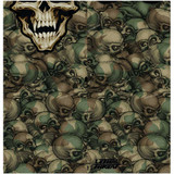 LETHAL THREAT NS90802 Lethal Threat Neck Scarf - Camo Skull Ns90802