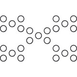 James Gasket Upper Pushrod Quad Seal Jgi-11118