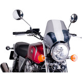 Puig Hi-Tech Parts Naked Windshield - Smoke 0869H