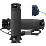 Avon Grips Grips - Heated - Custom Contour - Cable - Black Cc-86-Ano-Ht