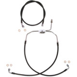 Magnum Shielding Brake Line Kit - Xr - Black Sbc1304-27