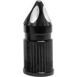AVON GRIPS SVC308ANOSPK Avon Grips Valve Stem Cap - Spike - Black - Anodized Svc-308-Ano-Spk