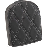 DRAG SPECIALTIES 0822-0444 Drag Specialties Sissy Bar Pad - Double Diamond - Silver - 7"