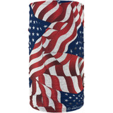 Zan Headgear Motley Tube Fleece Lined - Wavy American Flag Tf265