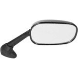 EMGO 2080553 Emgo Mirror - Side View - Black/Carbon Fiber - Rectangle - Right - Yamaha 20-80553