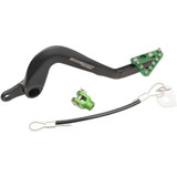 MOOSE RACING 8203432133 Moose Racing Brake Pedal - Green - Kawasaki 82-0343-21-33