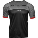 THOR 5120-0056 Thor Intense Team Jersey - Short-Sleeve - Black/Gray - Xs