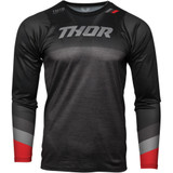 Thor Assist Long-Sleeve Jersey - Black/Heather Gray - Small
