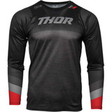 THOR 5120-0051 Thor Assist Long-Sleeve Jersey - Black/Heather Gray - Small