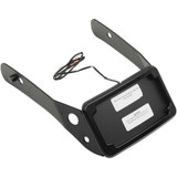 CYCLE VISIONS CV4661B Cycle Visions Lp Plate Frame & Mount With Tag Light - Fxdwg - Black Cv4661B