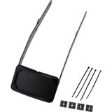 CYCLE VISIONS CV4665B Cycle Visions Lp Plate Frame & Mount With Tag Light - Flsl - Black Cv4665B