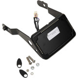 CYCLE VISIONS CV4650B Cycle Visions Lp Plate Frame & Mount With Signals - Fxdb - Black Cv-4650B
