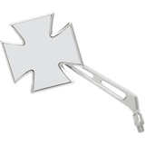 Emgo Mirror - Maltese - Side View - Cross - Chrome - Left - Universal 20-34864A