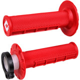 Odi Grips - Mx - Half Waffle - Red H36Hwr Odi Grips - Mx - Half Waffle - Red H36Hwr