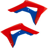 Acerbis Radiator Shrouds - Red/Blue 2630661228