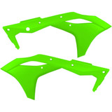 ACERBIS 2630610235 Acerbis Radiator Shrouds - Fluorescent Green 2630610235