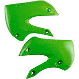 Acerbis Radiator Shrouds - Green 2043770006
