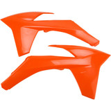 ACERBIS 2205440237 Acerbis Radiator Shrouds - Orange 2205440237