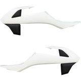 ACERBIS 2449701035 Acerbis Radiator Shrouds - White/Black 2449701035