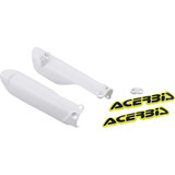 ACERBIS 2791510002 Acerbis Lower Fork Covers For Inverted Forks - White 2791510002