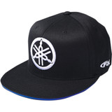 Factory Effex Yamaha Fork Flexfit Hat - Black/Royal - Small/Medium 17-88290
