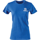Factory Effex Women'S Yamaha Icon T-Shirt - Heather Royal Blue - Large 24-87214