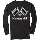 FACTORY EFFEX 2387114 Factory Effex Kawasaki Finish Line Long-Sleeve T-Shirt - Black - Large 23-87114