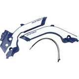 Acerbis X-Grip Frame Guards - Blue/White - Gas Gas | Husqvarna 2733451006