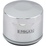 EMGO 1007800 Oil Filter - Chrome - Harley-Davidson 10-07800
