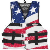Airhead Sports Group Youth Stars & Stripes Pfd Vest - Red/White/Blue 30098-03-A-Us
