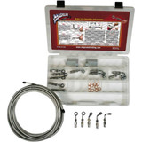 MAGNUM SHIELDING 399005 Magnum Shielding Byo Brake Line Basic Builder Kit - Chrome 399005