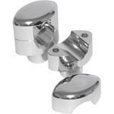LA CHOPPERS LA740601 La Choppers Risers - Hefty Smooth - 1-1/2" - Chrome La-7406-01