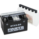 Parts Unlimited Agm Battery - Rtx9-Bs .40 L Parts Unlimited Agm Battery - Rtx9-Bs .40 L