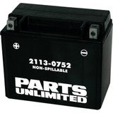 Parts Unlimited Agm Battery - Ytx12 Parts Unlimited Agm Battery - Ytx12