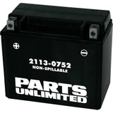 PARTS UNLIMITED 2113-0752 Parts Unlimited Agm Battery - Ytx12