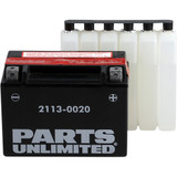 Parts Unlimited Agm Battery - Ytx15L-Bs .66 L Parts Unlimited Agm Battery - Ytx15L-Bs .66 L