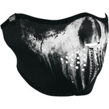 Zan Headgear Neoprene Half Mask - Ghost Skull Wnfm409H