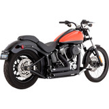 Vance & Hines Shortshots Staggered Exhaust System - Matte Black 47325 Vance & Hines Shortshots Staggered Exhaust System - Matte Black 47325