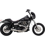 Vance & Hines 2-Into-1 Upsweep Exhaust System - Brushed - Stainless Steel 27325