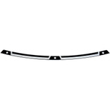 KLOCK WERKS KWW010361 Klock Werks Windshield Trim - Flw - Black Contrast Kww-01-0361