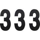 FACTORY EFFEX 024453 Factory Effex Fx Number 3 - Black - 6" 02-4453