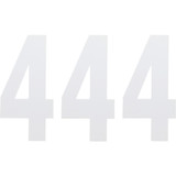 Factory Effex Fx Number 4 - White - 6" 02-4464