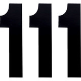 FACTORY EFFEX 024471 Factory Effex Fx Number 1 - Black - 8" 02-4471