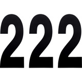 FACTORY EFFEX 024472 Factory Effex Fx Number 2 - Black - 8" 02-4472