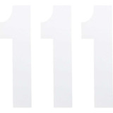 FACTORY EFFEX 024481 Factory Effex Fx Number 1 - White - 8" 02-4481