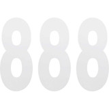 FACTORY EFFEX 024488 Factory Effex Fx Number 8 - White - 8" 02-4488