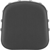 Saddlemen Sissy Bar Pad - Smooth - Black - Studded - Fl '99-'23 040701